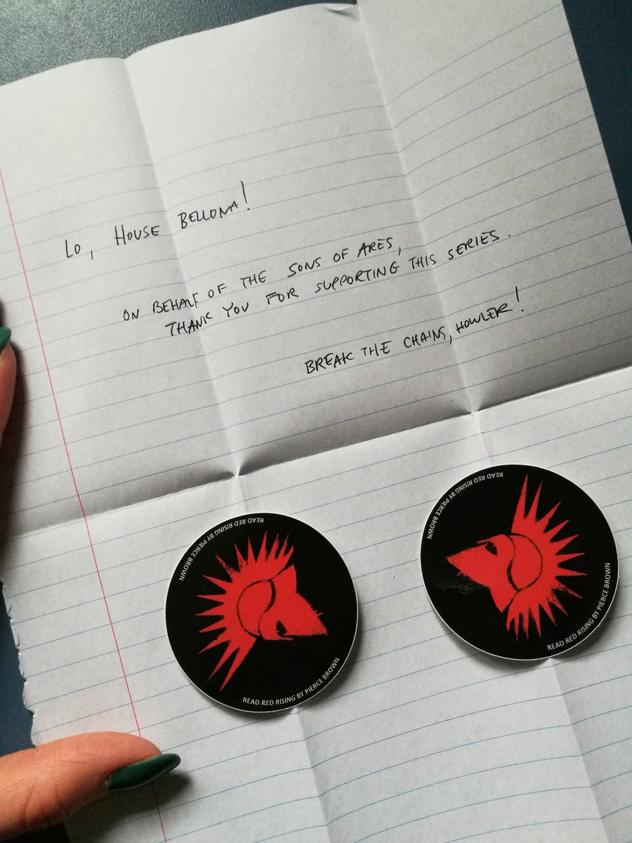 just received this today, thank you  guys ! 🐺 #readredrising