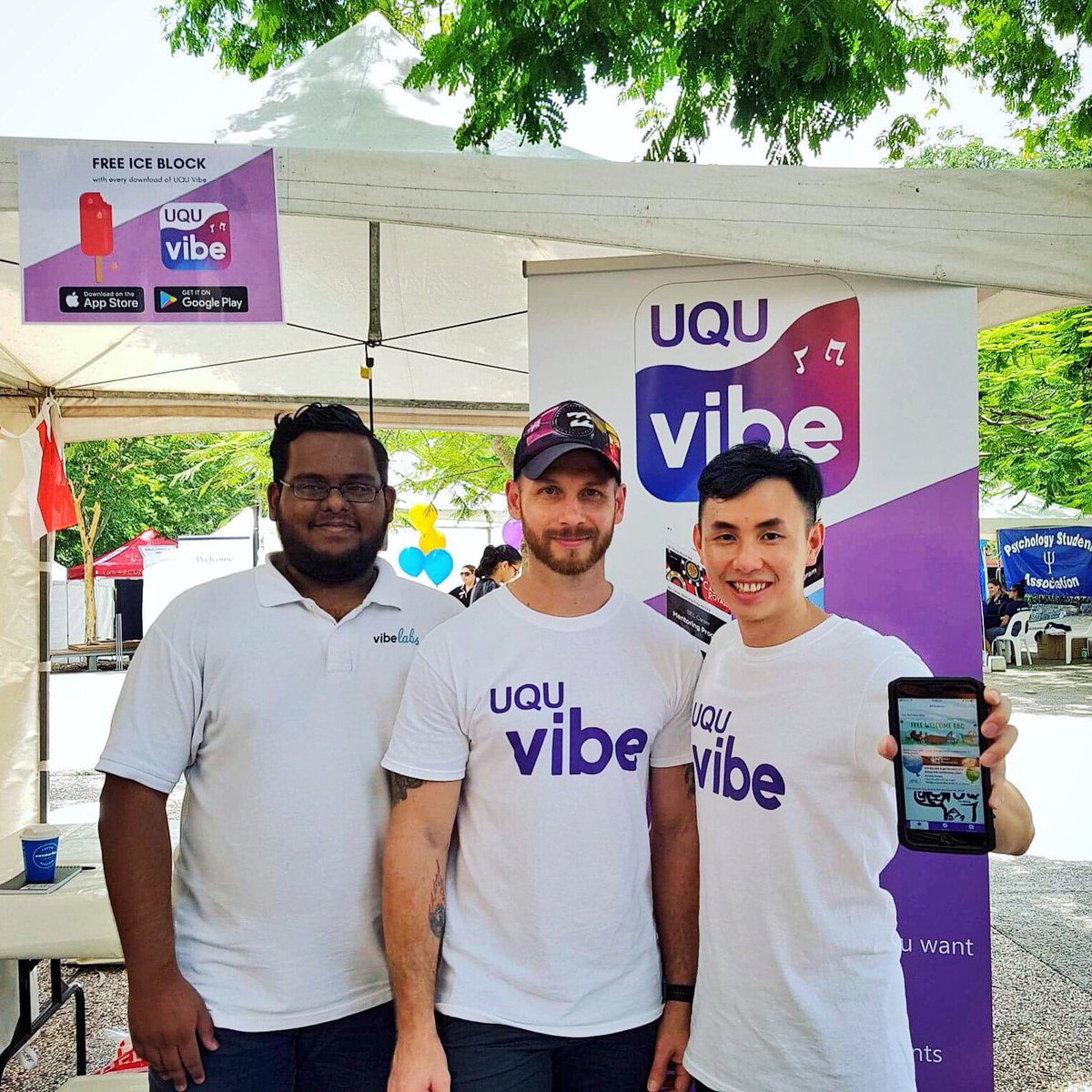 VibelabsTeam's tweet photo. Update: UQU Vibe is live on both IOS and Android! 🚀 download our app today - https://t.co/O1Ai2BWTLC or https://t.co/K0es4Popo9 📲 #uquvibe #ilabaccelerator #uqmoments #uniofqld https://t.co/P2Ye6XP5Qr