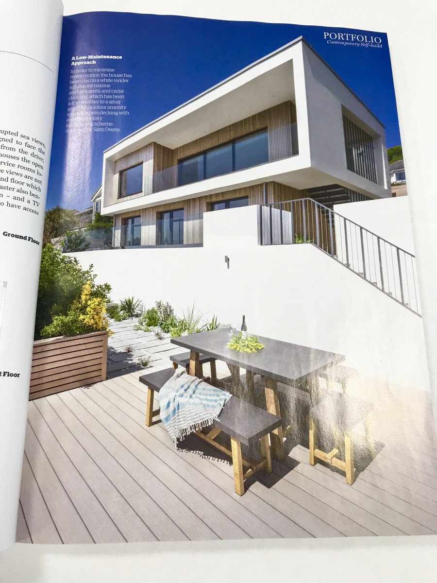 Unislide's tweet image. Who spotted the beautiful @kastarchitects Sea Edge house on the cover of @MyHomebuilding! Very proud to be part of this project and the sliding doors look pretty good too ;) 🏡 #UniSlide #SlidingDoors #Architects