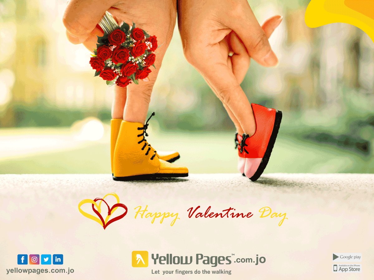 YellowPagesJOD's tweet photo. let your fingers do the walking and
Happy valentine day ❤️❤️❤️

#yellow_pages_jordan #amman #jordan #Happy #valentine #day #عيد_الحب https://t.co/p0J1f1m64D