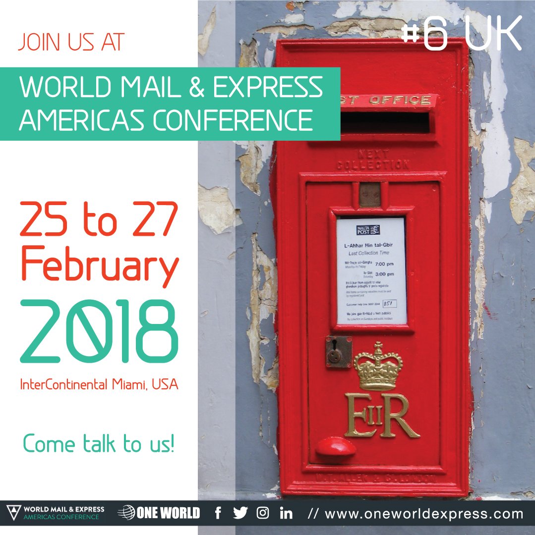 Oneworldxpress's tweet photo. Join us at #WMXAmericas this February to explore the latest disruptive trends in global #ecommerce https://t.co/hQ2E7aiKvC in #Miami #oneworldexpress https://t.co/v8xerlwmOn