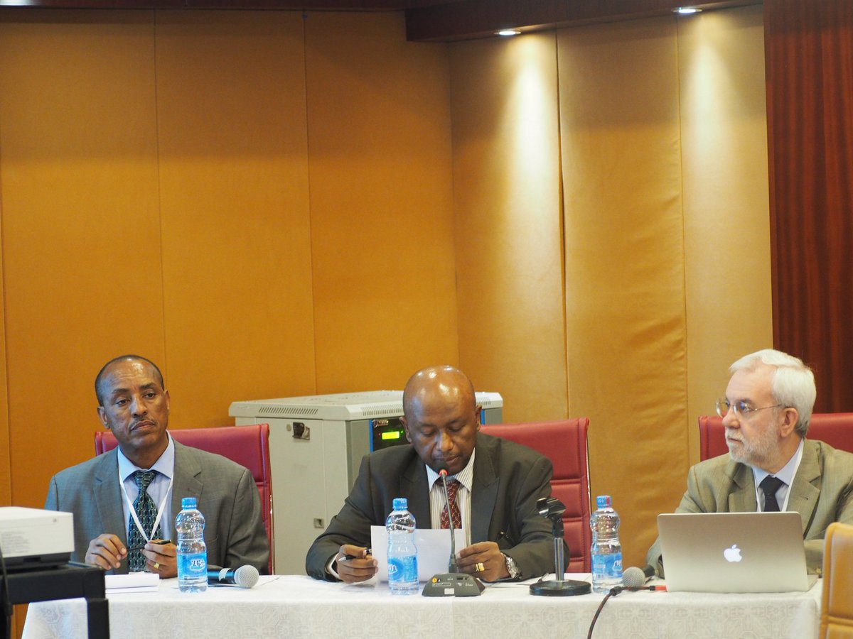 DAFNE_project's tweet photo. Starting the Stakeholder Workshop in Addis Ababa with an official welcome by Dr. Seleshi Bekele, Minister of the Ministry of Water Irrigation and Electricity #DAFNE_H2020 #WaterEnergyFood #Nexus #Ethiopia https://t.co/t0j2NgJr3a