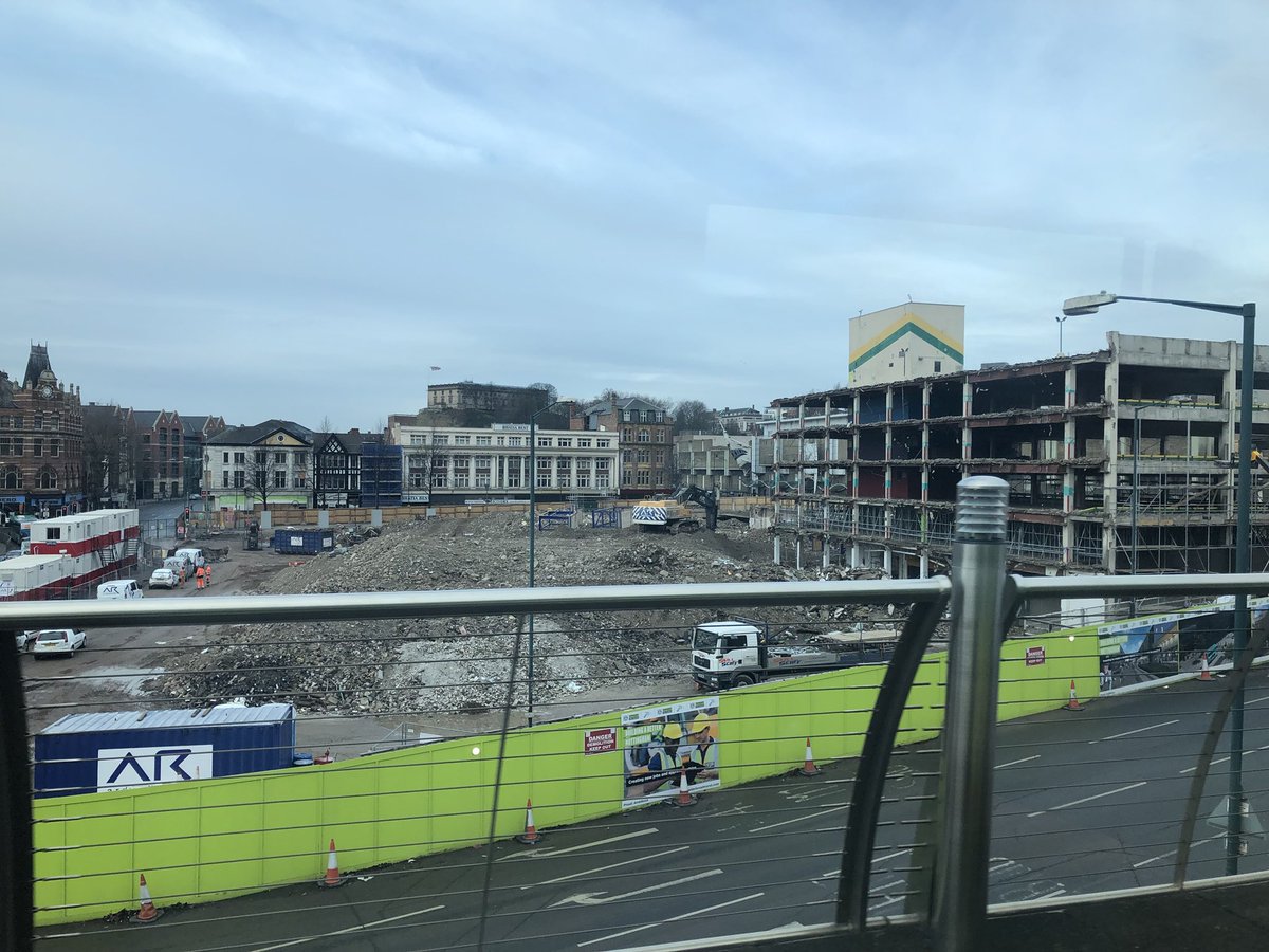 It’s almost gone 😱😍 <a href="/MyNottingham/">🏹 My Nottingham</a> #itshappening #broadmarsh