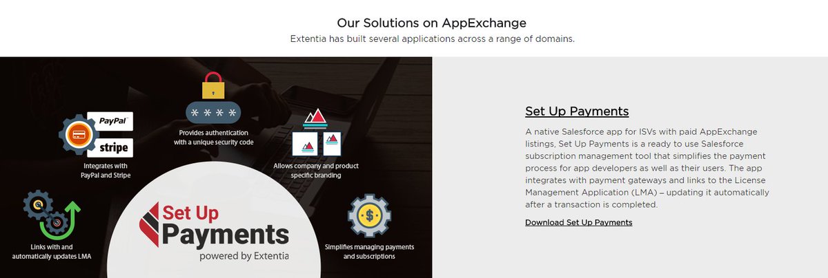 We build #AppExchange solutions from ideation to deployment and give ongoing support for customers globally. #SalesforcePDO #Salesforce #ConsultingPartner 
extentia.com/salesforce-sol…