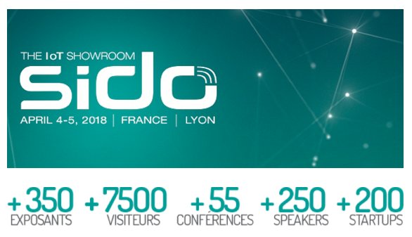 [SIDO] 
RDV les  4 &amp; 5 avril 2018 au @SIdOevent, le plus grand showroom international dédié à l’Internet des Objets, pour imaginer les usages de demain et réinventer vos business models ! sido-event.com