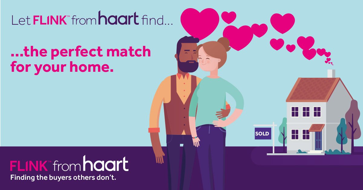 haart would like to wish you all a very Happy #ValentinesDay. We'd also love to give you the chance to match your property with the perfect buyer today via our unique marketing tool FLINK - finding buyers other agents don't. Find out more by getting in touch with us today.