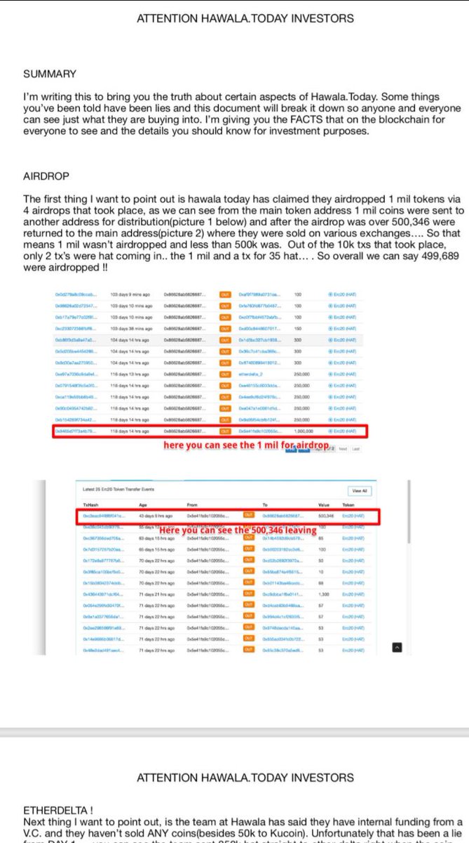 klangburg's tweet photo. #SCAM #ALERT BE AWARE OF @HawalaToday $HAT - some clear evidence is found that this is pure SCAM!

Click the link for full details:

https://t.co/p14xsI17SE https://t.co/WCF87Tgnpl