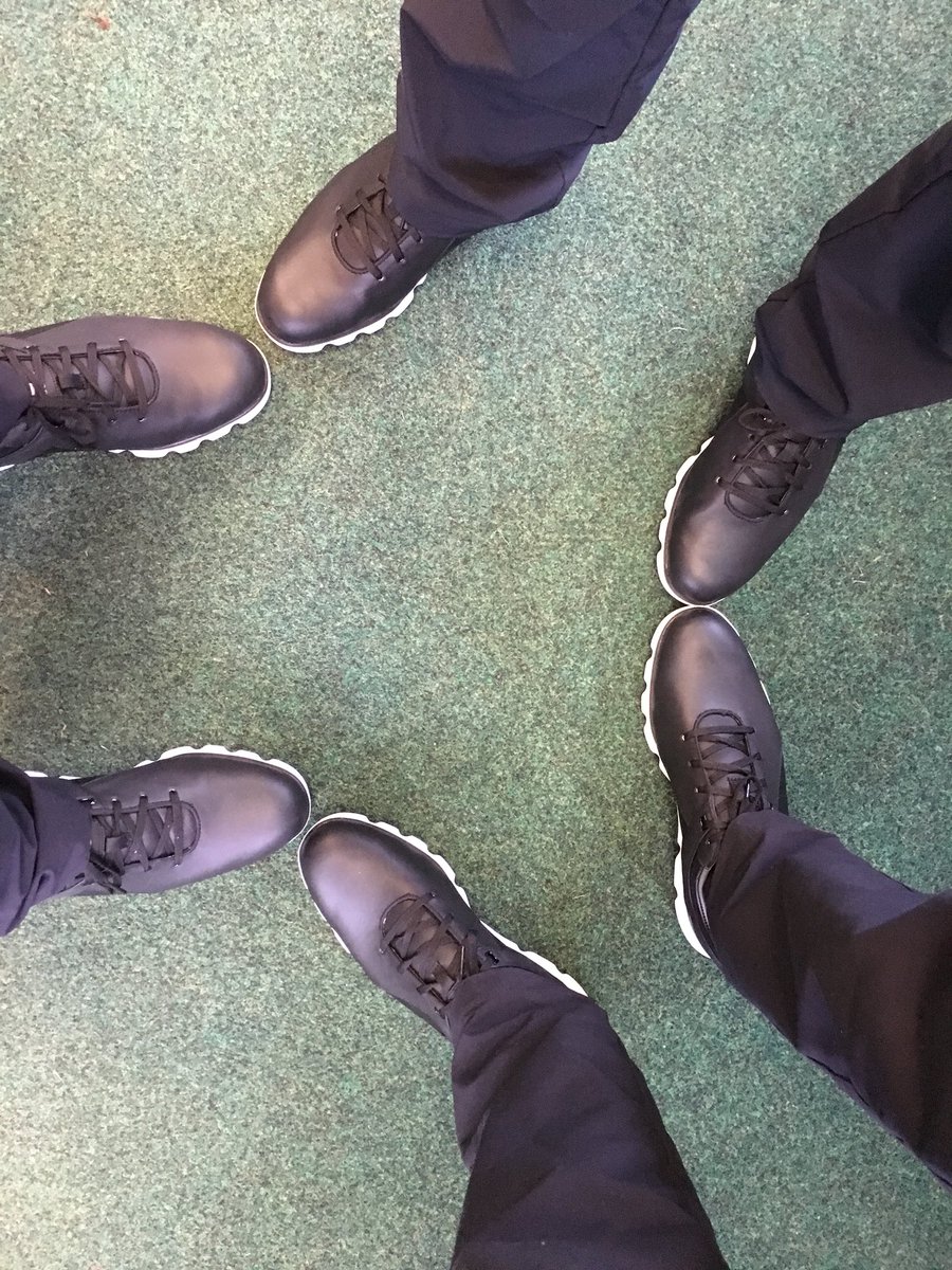 Big thank-you to <a href="/BardsleyBob/">Bob</a> <a href="/FootJoyEurope/">FootJoy Europe</a> for sorting out myself &amp; <a href="/graham_drabble/">Graham Drabble</a> <a href="/mattmurraygolf/">Matt Murray</a> with our new coaching shoes #AWG #TeamShoes #TeamFJ #TeamProSL #1ShoeInGolf @ForemostGRIP @ForemostCharlie <a href="/ForemostAndy/">Andy Martin</a>