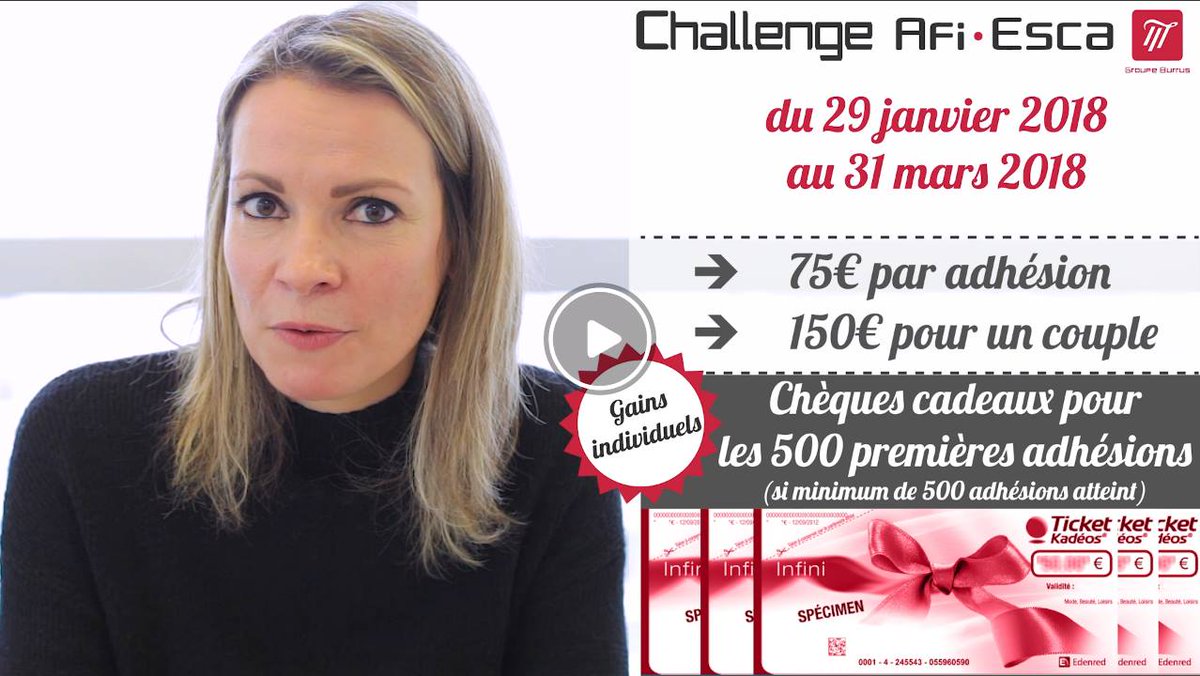 _iassure's tweet photo. Ludivine vous explique dans cette vidéo les tenants et aboutissants du challenge Afi-Esca! #girlpower #iAssureTV https://t.co/jTeAAqoa0K https://t.co/Evbf6ScPfZ