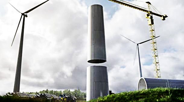 Wind turbines manufactured from glued wood? Yes, we can! 💪 @EITeu @ClimateKIC start-up @modvion is building prototypes to make this out-of-the-box vision a reality. @Skogsaktuellt delves into the details of this astonishing project: skogsaktuellt.se/artikel/56155/…