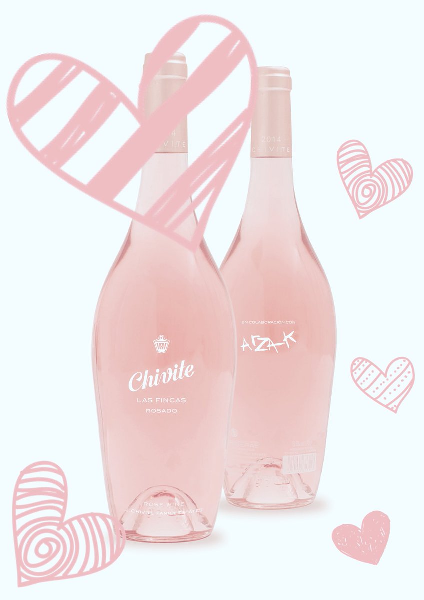 Happy #ValentinesDay #winelovers @GreatWestnWine 
Enjoy our rosé, made with love 💕