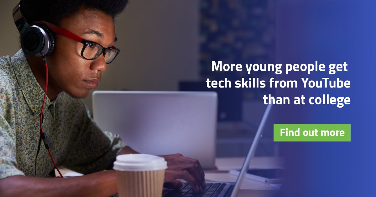Misk_Global's tweet photo. How ready are young people for the knowledge economy in a world in which they learn more tech skills from YouTube than they do at college? Find out more from the Global Youth Survey: https://t.co/ZMTo5ccnLS https://t.co/VgdMcsKgvq