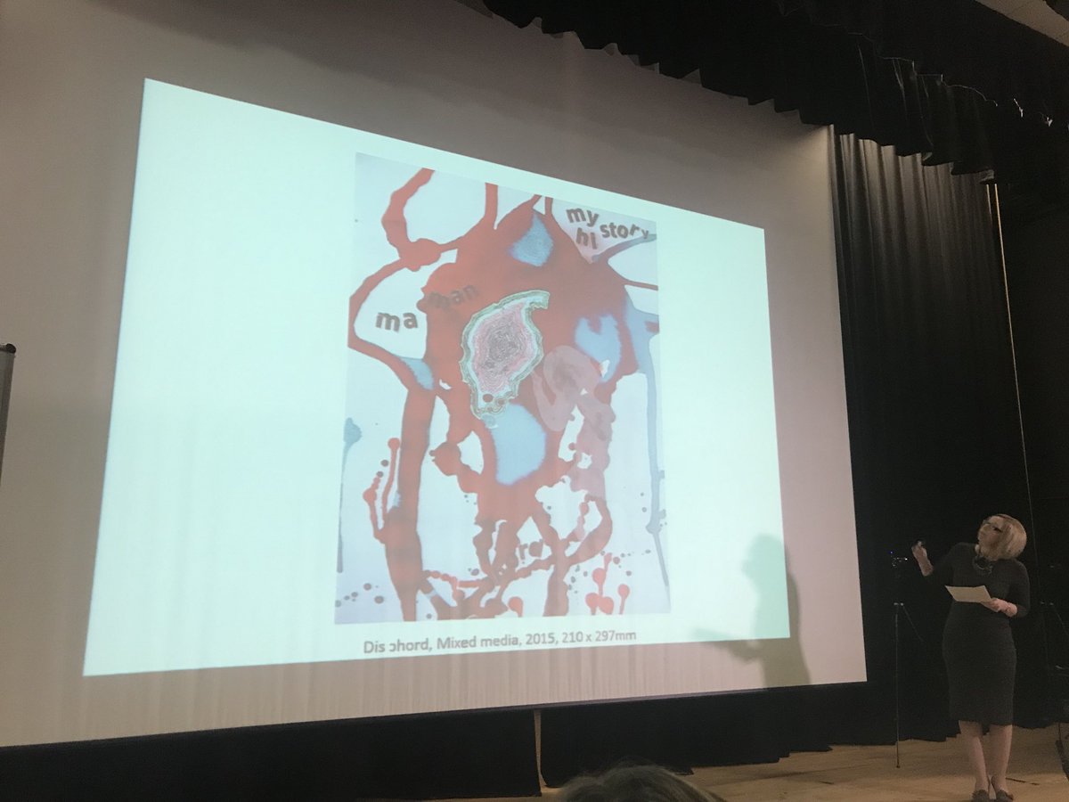 Using art to express feelings and recovery of trauma <a href="/kaylesley6/">Lesley Kay</a> #BirthAndVoice