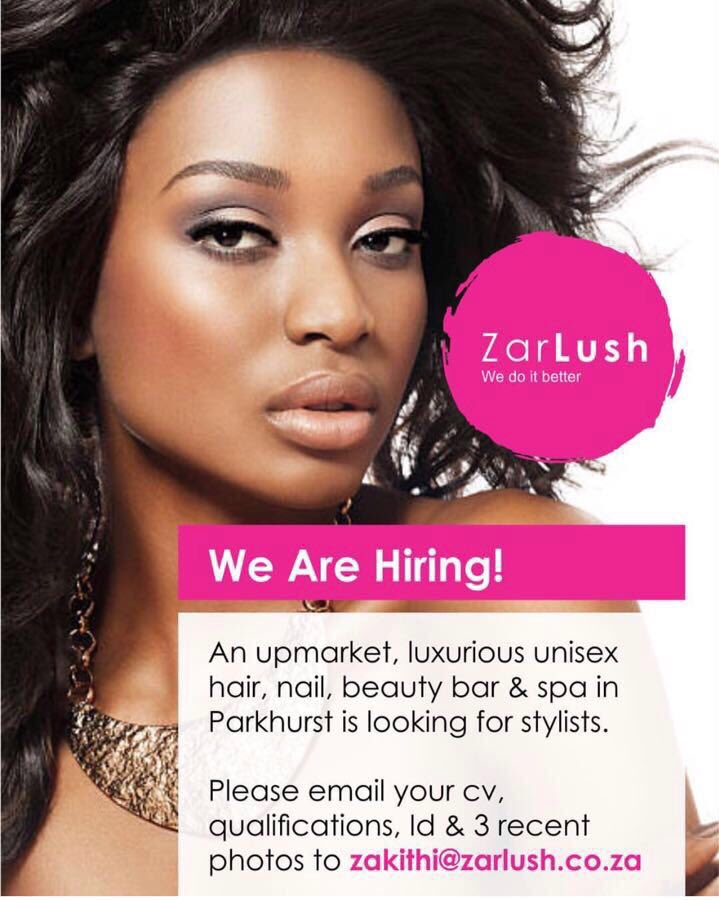 ZarLushh's tweet photo. We are hiring!!
We are looking for experienced hair stylists. If you are or know of anyone, please let us know
#Zarlush #BeautyBar #Spa #Salon #Hair #HairStylist #WeAreHiring #Hiring #JobSeekers #JobSeekersSA #BlackOwned #BlackBusiness #WomenInBusiness #WomenAtWork https://t.co/FgcwdHlqjX