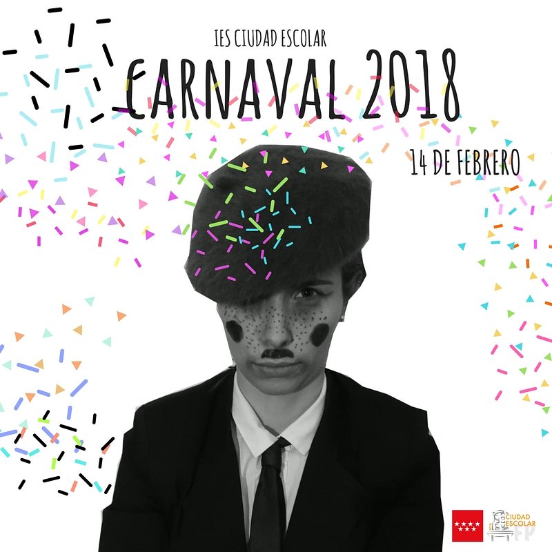 MSDMKTD's tweet photo. Aún no tienes tu disfraz❓❓❓
Corre❕❕ Ya es CARNAVAL en el #iesciudadescolar 
#gvec
#marketingdigital https://t.co/0oBCIBP40G