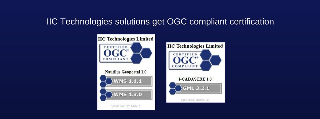 IIC Technologies solutions (I-Cadastre and Nautilus Geoportal) Certified as OGC Compliant

iictechnologies.com/news/iic-techn…