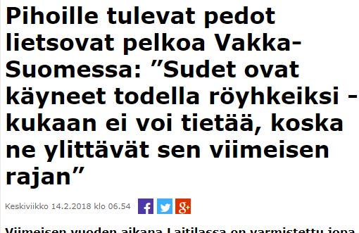 Samppa_Haapio's tweet photo. Hei @iltalehti, pelkoa lietsovat paikalliset agitaattorit ja vastuuttomat joukkoviestimet. Toivoisin, ettÀ joskus haastateltaisiin esimerkiksi tutkijoita eikÀ susivihan lietsojia tai heidÀn sÀikyttelemiÀ hysteerikkoja. #susiviha #susipelko https://t.co/UFX8ZshMvV