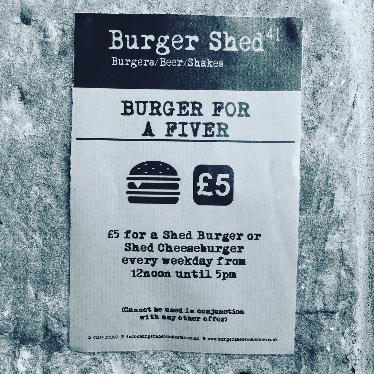 Looking for a cheap #ValentinesDay treat... try <a href="/burgershed41/">BurgerShed41</a> 🍔❤️ #Chester #MoreToSpendOnAPresent😉 #ValentinesDayInChester