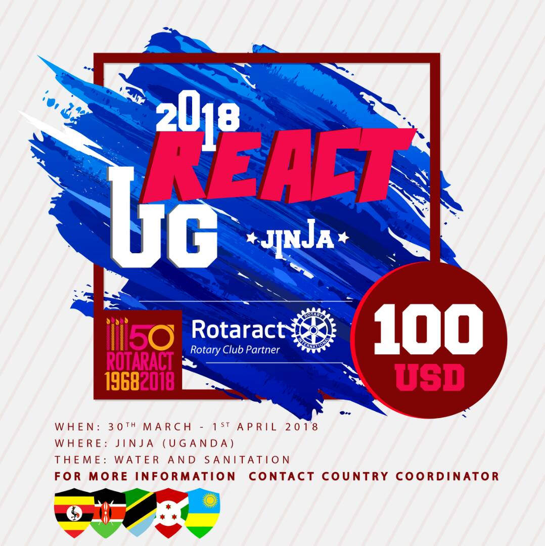 MsLebykm's tweet image. I'm celebrating #rotaract50 in 2 major ways.
1. I will be part of #REACT18.
To join me, you have to fill the form below and pay $100. See @KeithSeremba
And @FrancisAdule for more information. Also follow our twitter page @Engage_REACT to keep updated.
docs.google.com/forms/d/e/1FAI…