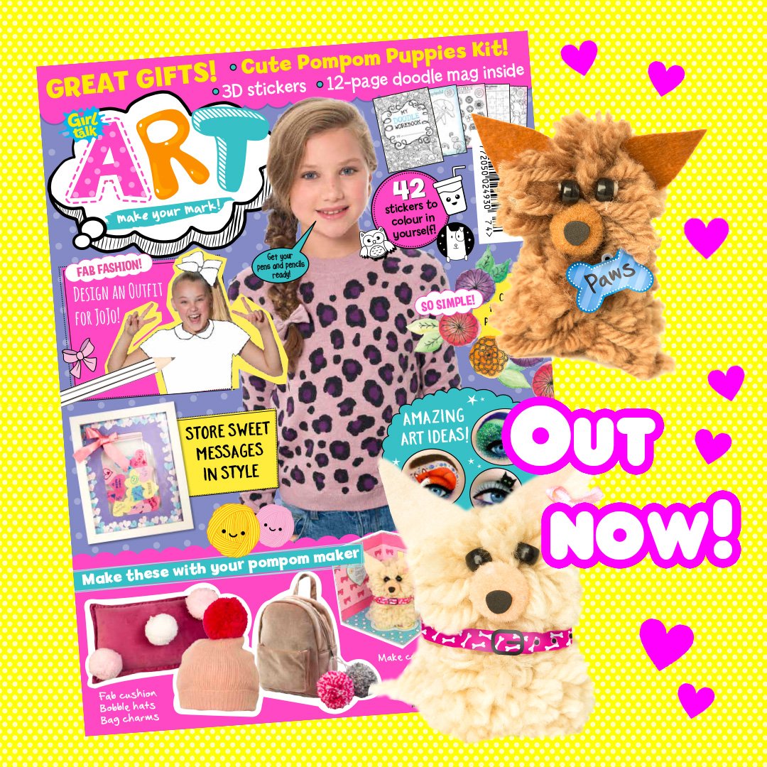 Girl Talk Magazine On Twitter Our Girl Talk Art POMPOM Special Is