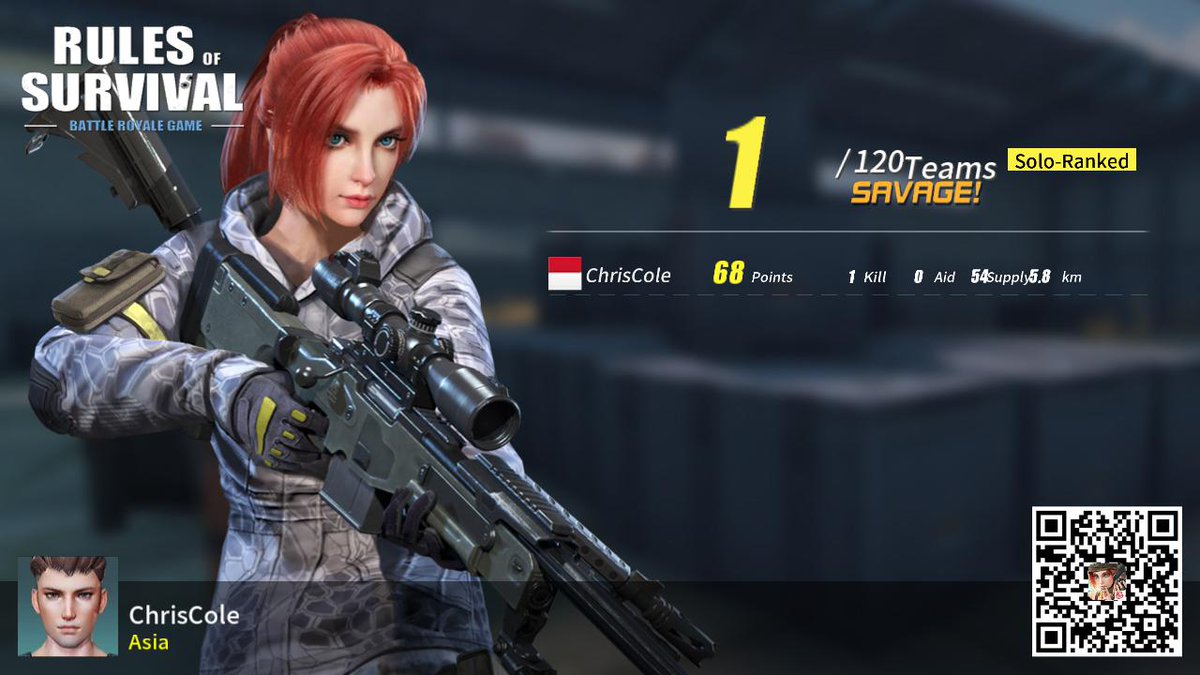 #RulesofSurvival
