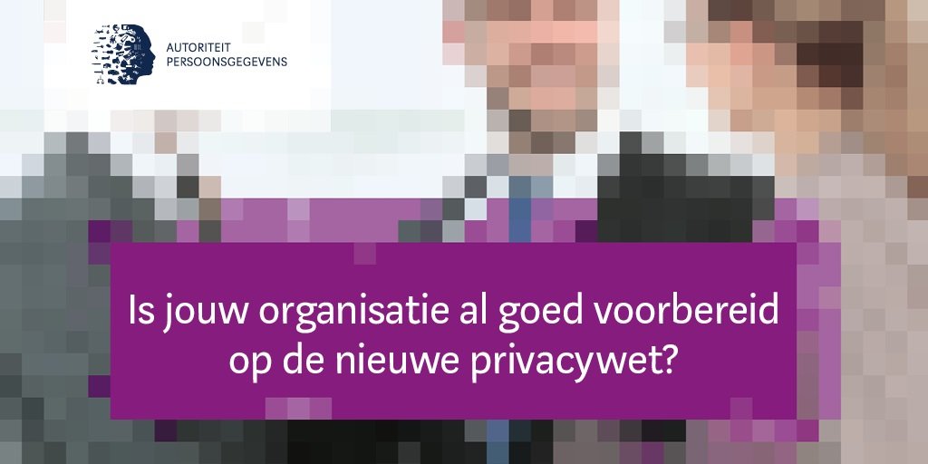 Privacy gaat iedereen wat aan. De Autoriteit Persoonsgegevens is een voorlichtingscampagne gestart over de nieuwe Europese privacywet (AVG) die vanaf 25 mei geldt. Is jouw organisatie goed voorbereid? magpi.pe/sFemS