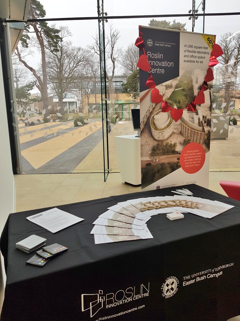 MidlothScience's tweet photo. Feeling the #love on a visit today to @Roslinnovation to meet with exhibitors at their Tenant Showcase 12 - 2pm. https://t.co/9pl5faiq2v #science #research #tenantshowcase #roslin #midlothian https://t.co/UEgzWOqIvd