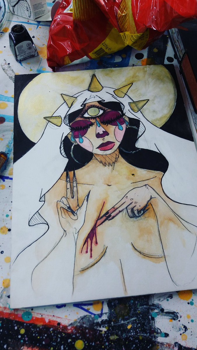 Ckaella's tweet photo. #VisibleWomen Hi I'm Ana and i'm a spanish girl who loves drawing crying virgings mary as a concept
you can find me on instagram as ANNDRAWSPOPPYS #virgendelosaros https://t.co/Mxz39307Br