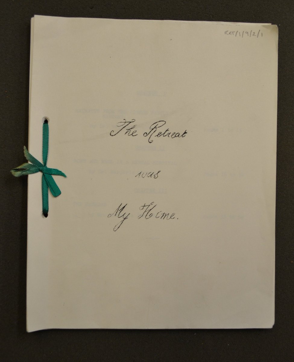 UoYBorthwick's tweet photo. Looking for a dissertation idea? What about the inner workings of a hospital told by the people who lived there? The memoirs of a wide variety of patients and staff who lived at the Retreat are all available at the Borthwick. #dissertationideas @UoYEnglish @YorkHistoryDept https://t.co/7Xnoupf3mT