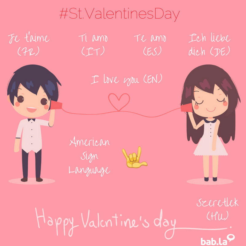 Happy #ValentinesDay everyone! #Languages #Love #ILoveyou