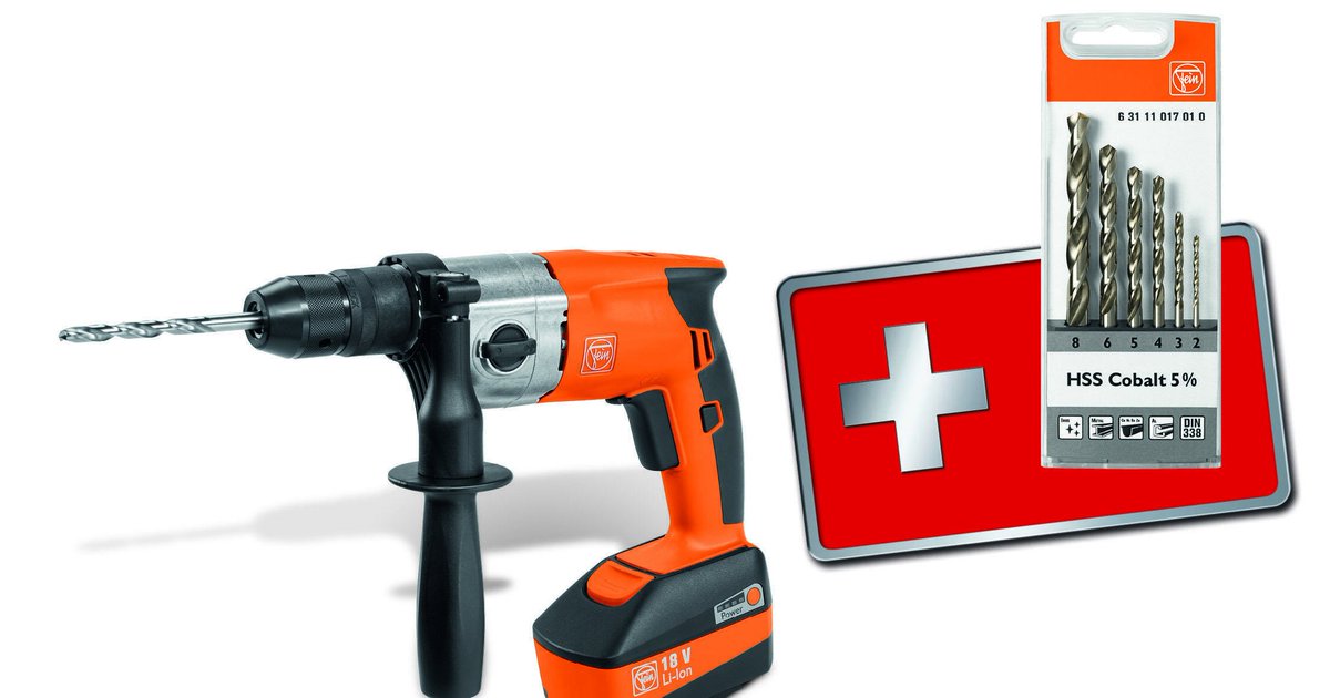 Endlich mal etwas nützliches zum Valentinstag geschenkt bekommen😍: Als Dankeschön für den Kauf einer FEIN Bohrmaschine gibt es noch bis Ende März ein 6-teiliges HSS-Spiralbohrer-Set gratis als Zugabe. Mehr Infos dazu gibt es bei eurem Fachhändler vor Ort: fal.cn/4KjL