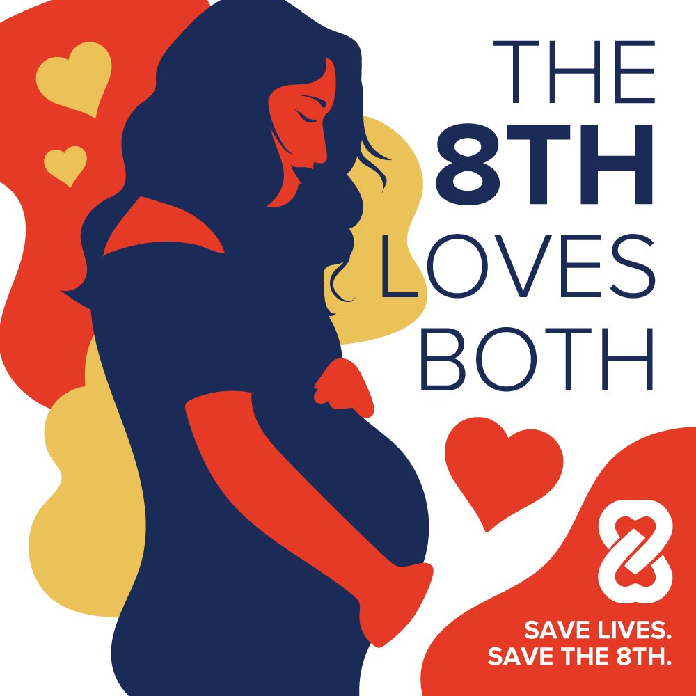 The 8th Loves Both, the 8th Saves Both, the 8th protects Both. Love them Both, both mother and baby. Happy Valentines Day!