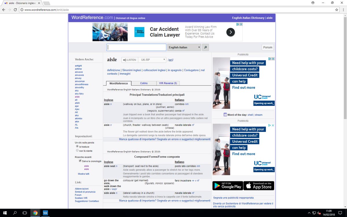 genderedform's tweet image. [eng]to walk down the aisle -[ita] farsi incastrare (to let someone trap you)? On #ValentinesDay #wordreference is giving its view on getting married🤔. A better translation would be: essere accompagnati/accompagnare all&apos;altare (to be accompanied/to accompany so to the altar)
