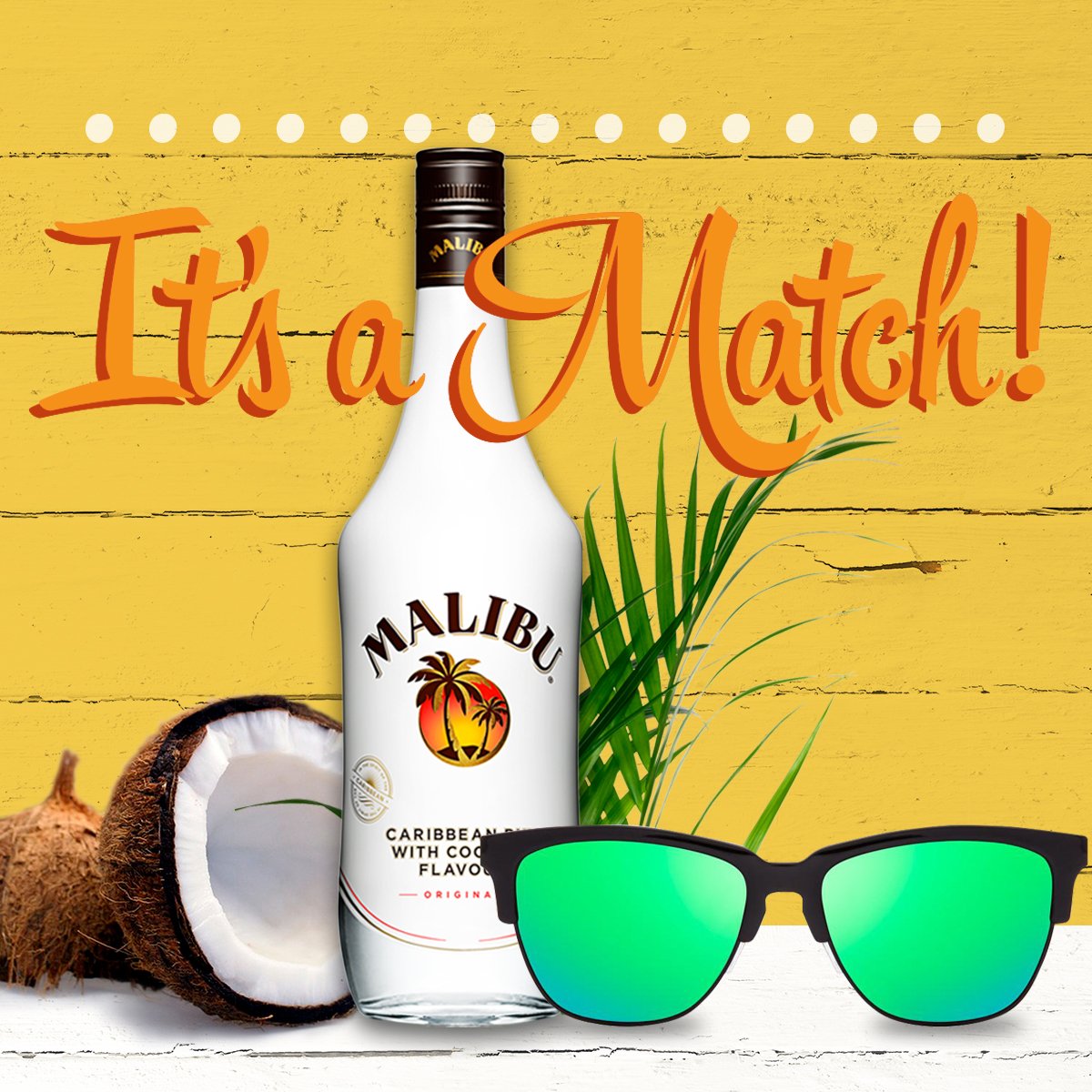 Malibu_ES's tweet photo. ¡#FelizSanValentín! ¿Quieres hacer #match del bueno?  Lígate al bot de Hawkers, https://t.co/nNRB8LObHN y comparte el resultado en Twitter con los #  #LigateAlHawkersBot y #MalibuInvitaHawkersBot. Puedes conseguir un pack de gafas+botella Malibú-Hawkers  :) https://t.co/c6ckqwOgic