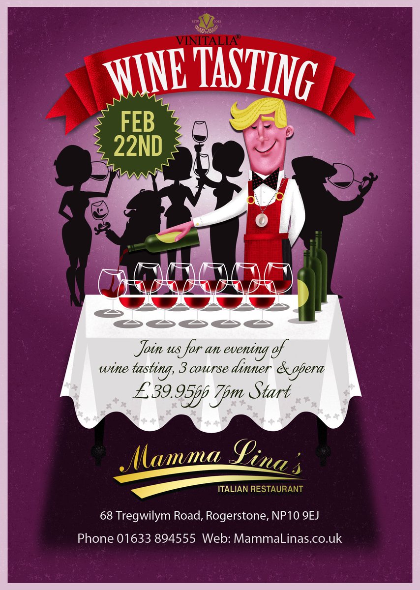 VINITALIA1's tweet photo. Book your dinner Next Thursday at @MammaLinas during the evening a wine presentation by @VINITALIA1 and a gourmet menu with matching wines https://t.co/EslBiCtTde