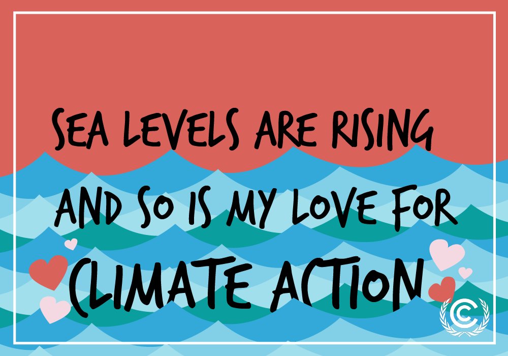 The best way to fight rising #sealevels? bit.ly/2EDPAlS Tell your loved ones to step up their commitment to #climateaction this #ValentinesDay and #SharetheLove #ParisAgreement