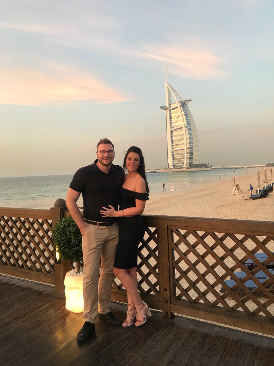 KayeBeth's tweet photo. Happy Valentines Day to my favourite human! 💜💛 #mostofthetime #lastnightssurprisedinner #pierchic #whataview https://t.co/R0VXsg9Bzg