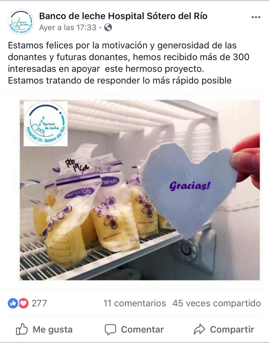 drfjdiaz's tweet photo. Estamos felices por la motivación y generosidad de las donantes y futuras donantes, hemos recibido más de 300 interesadas en apoyar  este hermoso proyecto.
Estamos tratando de responder lo más rápido posible!! @banco_leche @SoterodelRio https://t.co/NW7oma82XR