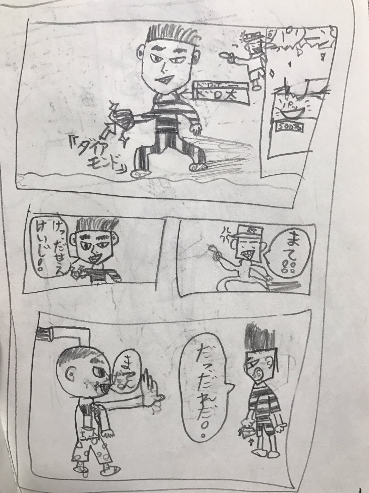 小学生の時に描いた漫画 子供の時に描いた漫画ができてきました。 - YouTube