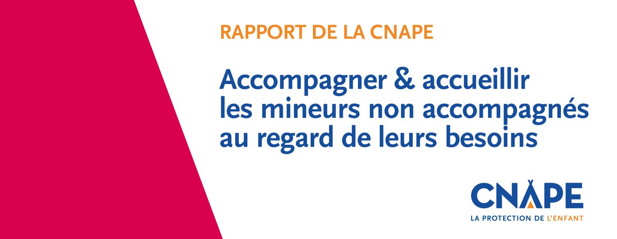 la_CNAPE's tweet photo. Pour répondre à l'urgence et garantir aux #MNA des conditions d'accompagnement &amp; d'accueil respectueuses des #droits de l'#enfant, @la_CNAPE formule 13 préconisations dans son dernier rapport.
https://t.co/qR0qf208PP https://t.co/Ws6YKnU4R5