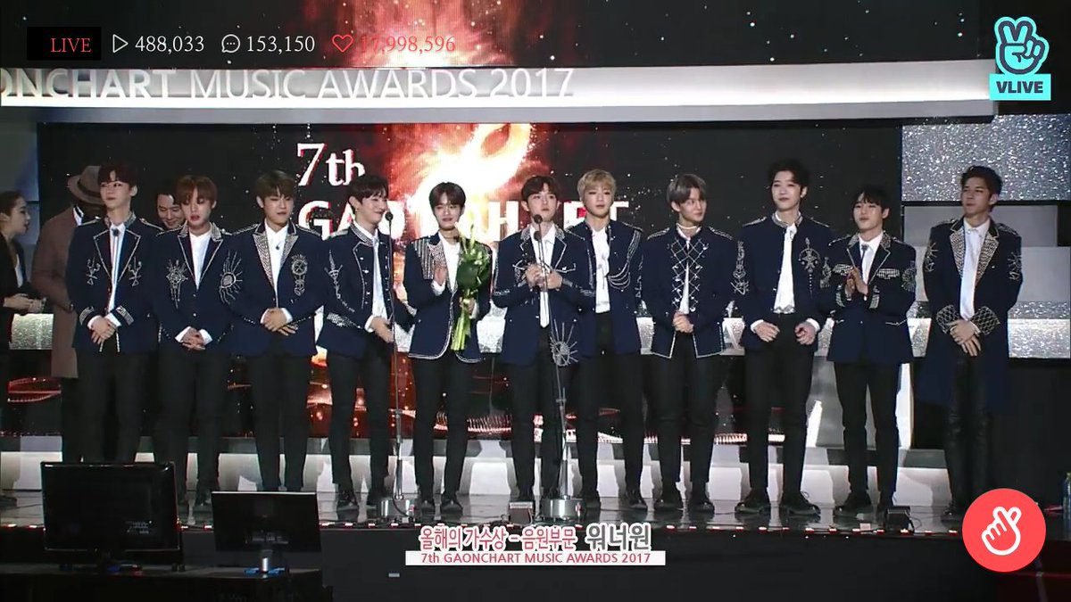 Wannaone_record's tweet photo. 🏆제 7회 가온차트 뮤직 어워드 
11월 음원상 - Beautiful 

워너블에게 따뜻하고 아름다운 겨울을 
선물해준 워너원, 너무 고마워 ❤

#워너원_11월_음원상_축하해 https://t.co/eb9esIz9h2