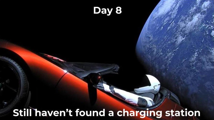 "<a href="/elonmusk/">Elon Musk</a> , we have a problem"

#solarcar #chargeanywhere