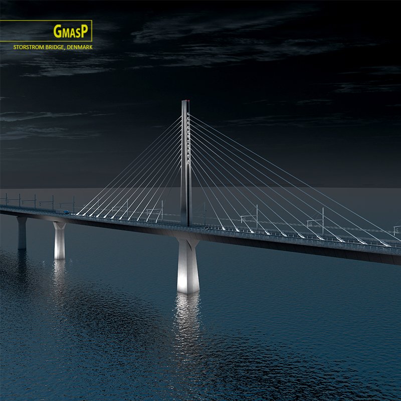 En #GmasP nos ponemos románticos♥ En un día tan especial como hoy os mostramos el puente Storstrom que une las localidades de Falster y Masnedo, en Dinamarca. 👉Conoce un poco más este proyecto gmasp.es/project/proyec…. #FelizSanValentin #SanValentin