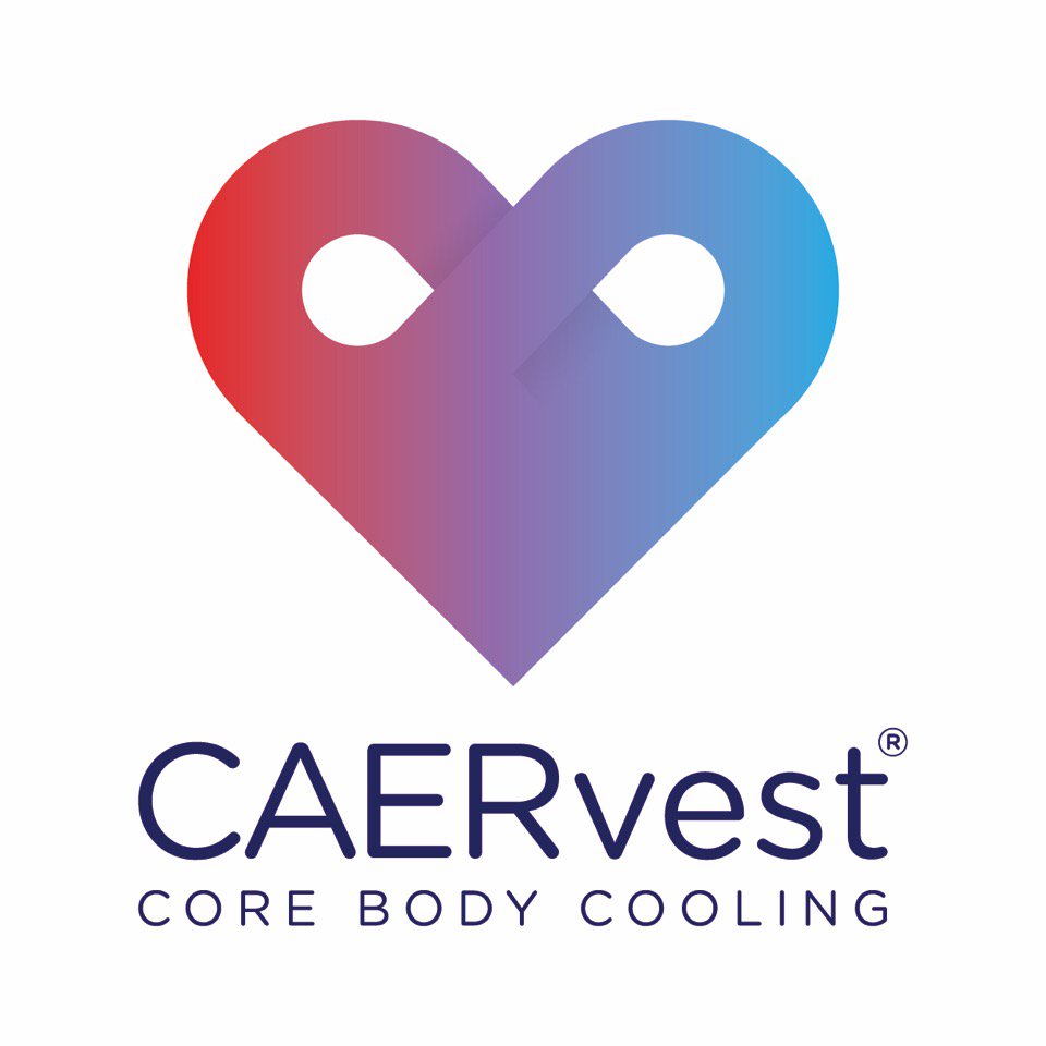Happy Valentine's day from all of us at CAERvest! Our logo is heart-shaped for good reason. But remember - getting too hot can impair your athletic performance and be dangerous. CAERvest is the world's only effective portable device for core body cooling.