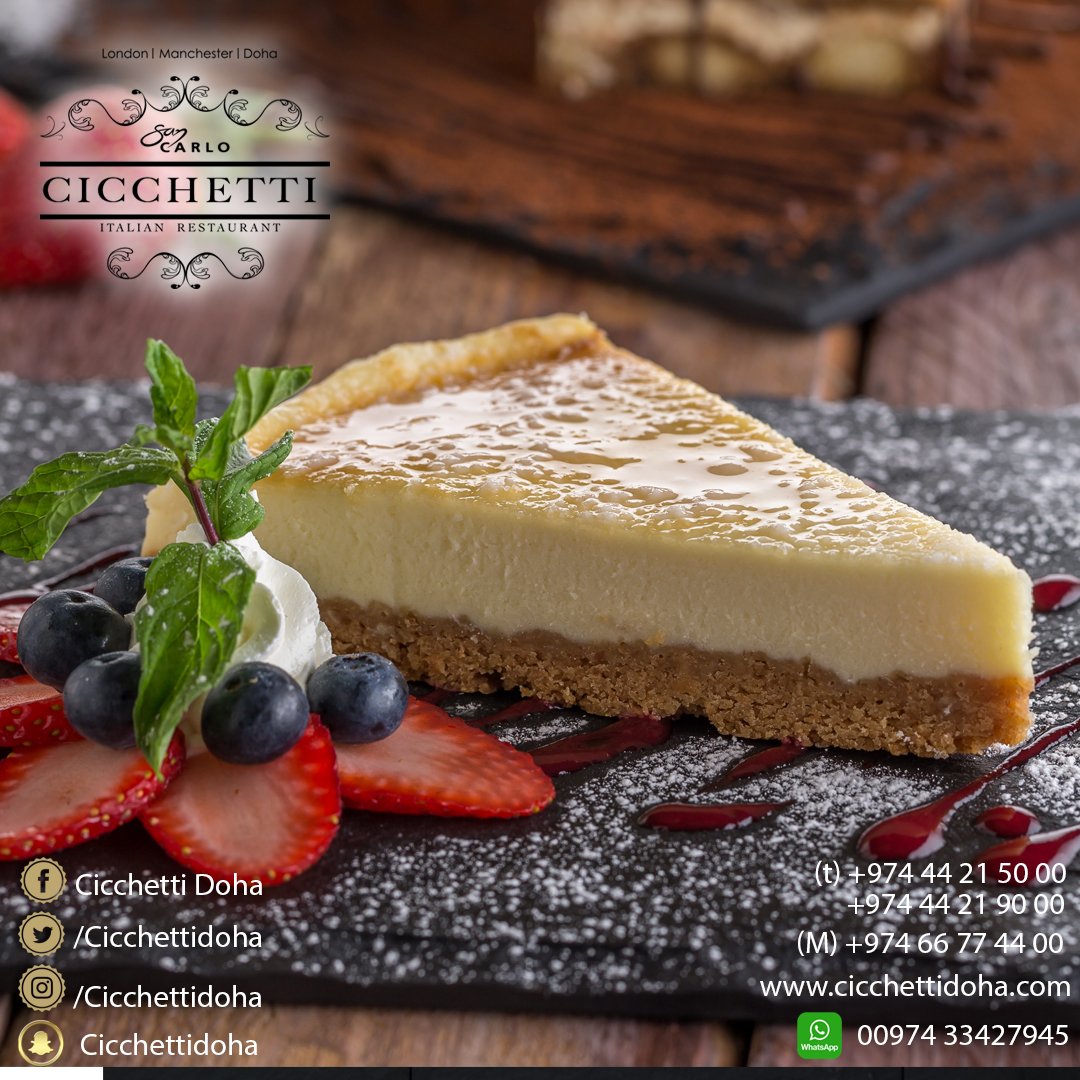 cicchettidoha1's tweet photo. تذوق احلى حلويات @ 
عند مطعمكم شيكيتي الدوحة للحجز الاتصال على 📱66774400 او على التطبيق الإلكتروني 
Cicchetiidoha ( play store &amp; apple store ) 
او على الموقع الاكتروني 
https://t.co/BzAZ4OZlI3
#italianfood  #Luxury https://t.co/N2zugIrSF7