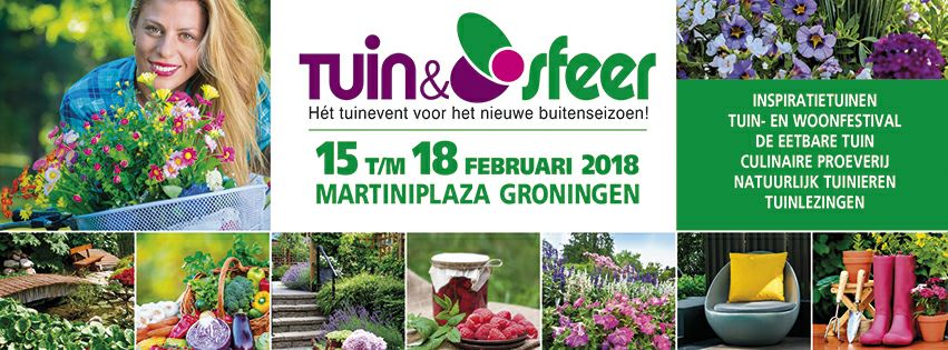 Wie het goede weer niet wil afwachten om tuin en terras aan een  make-over te onderwerpen, kan vanaf morgen inspiratie opdoen op Tuin &amp; Sfeer in <a href="/MartiniPlaza/">Martiniplaza Groningen</a>!