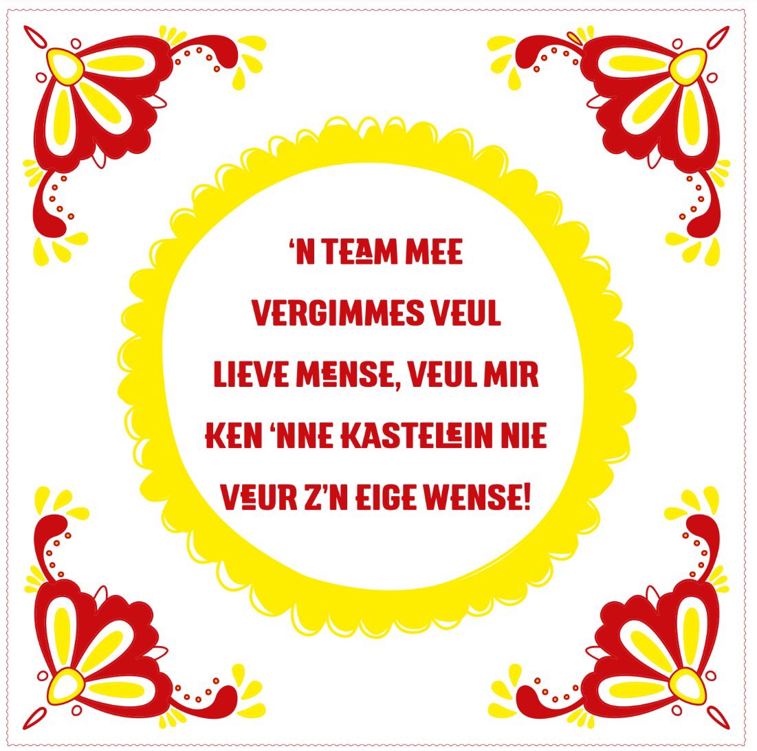 Bedankt voor een te gekke carnaval! Wij boffen maar met onze clubkes, bezoekers en natuurlijk ons vergimmes mooie team🤗
