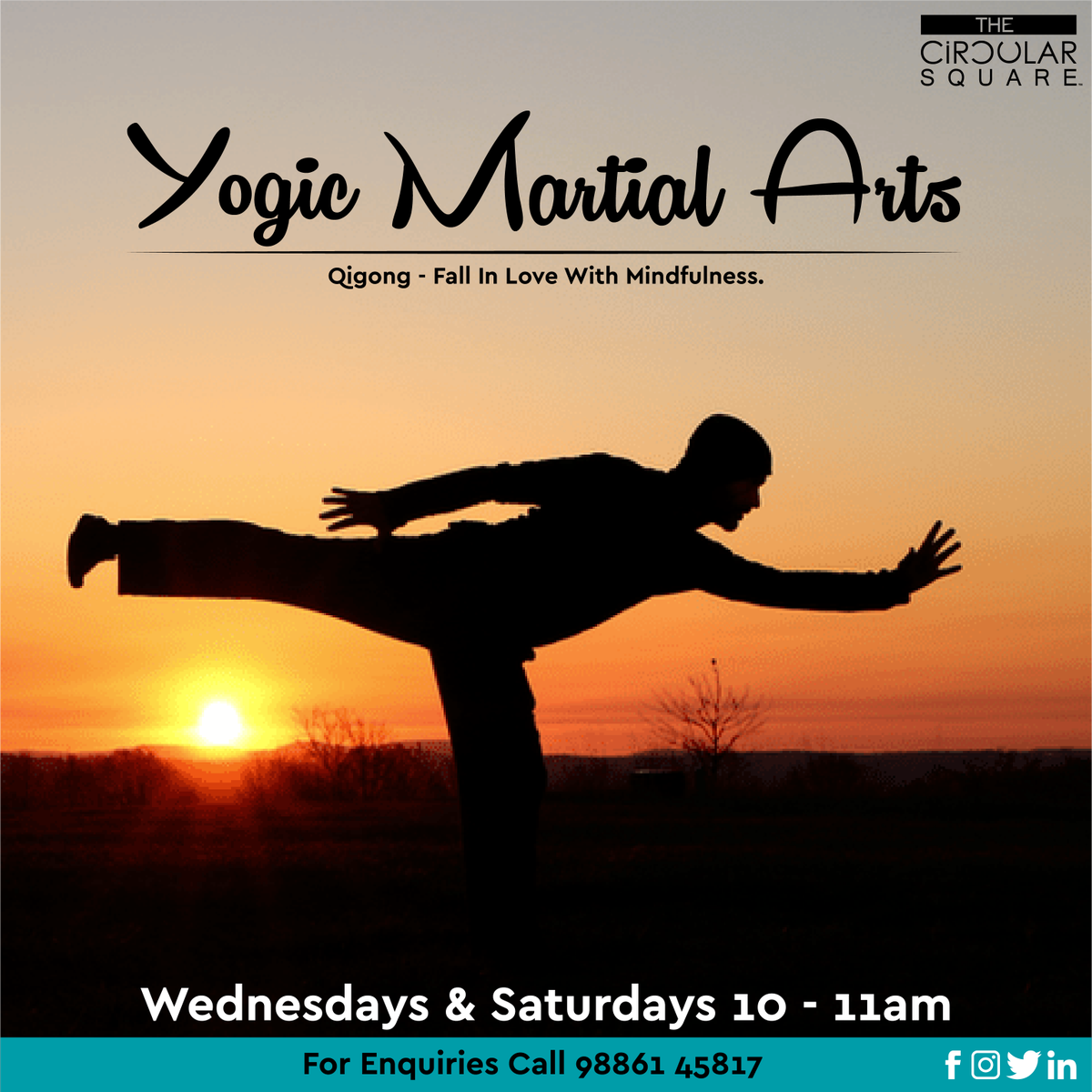 DCircularSquare's tweet photo. Yoga is the journey of the self, through the self, to the self. Join Us For A Rejuvenating Session Of Qigong Yoga Near You. Book Your Session Now https://t.co/TokrxF6m2k https://t.co/WPdKzJUGFA