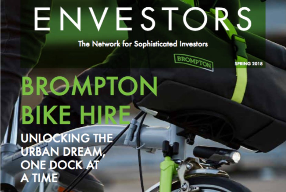 Our spring 2018 mag is now available! This edition features our newest investment opportunities for the start of 2018. As a result of our ENVESTORS One Road, One Roadshow, we are delighted to share our prospects for UK technology companies in China. ow.ly/zEvV30iovwL