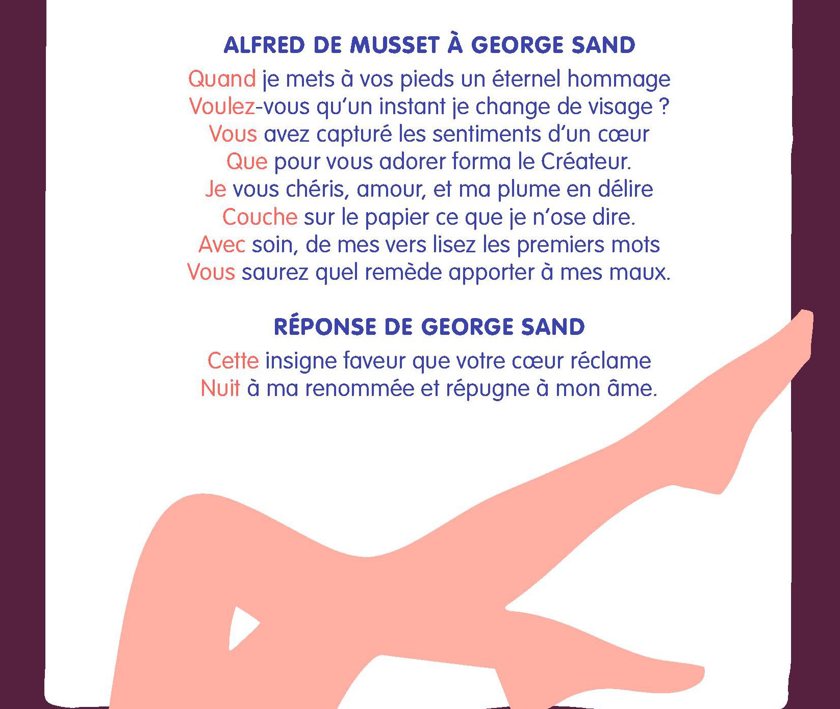 Le Robert Ar Twitter Voici Un Merveilleux Acrostiche Ou Il Convient De Lire De Haut En Bas D Alfred De Musset Fou Amoureux De George Sand Et La Reponse Savoureuse De La Poetesse Le Robert Ar Twitter Voici Un Merveilleux Acrostiche Ou Il Convient De Lire De Haut En Bas D Alfred De Musset Fou Amoureux De George Sand Et La Reponse Savoureuse De La Poetesse
